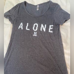 Alone TV show tshirt
